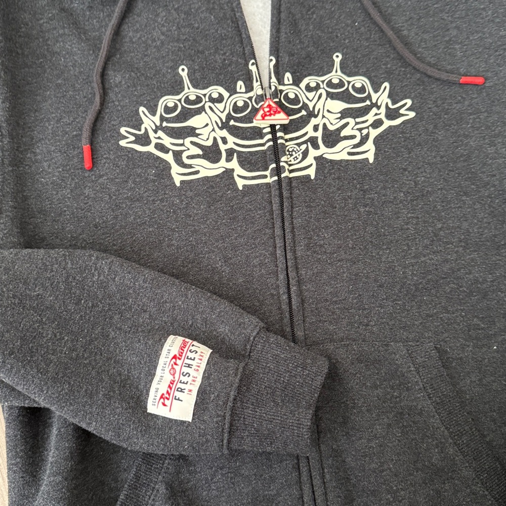 Disney Toy Story Pizza Planet Zip Hoodie - Picture 3 of 5